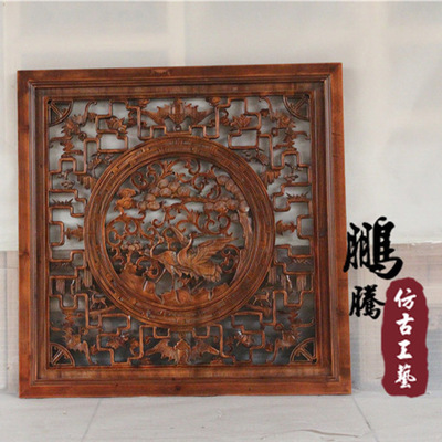 品味匠心独运 东阳木雕松鹤图挂件的工艺与文化交遇